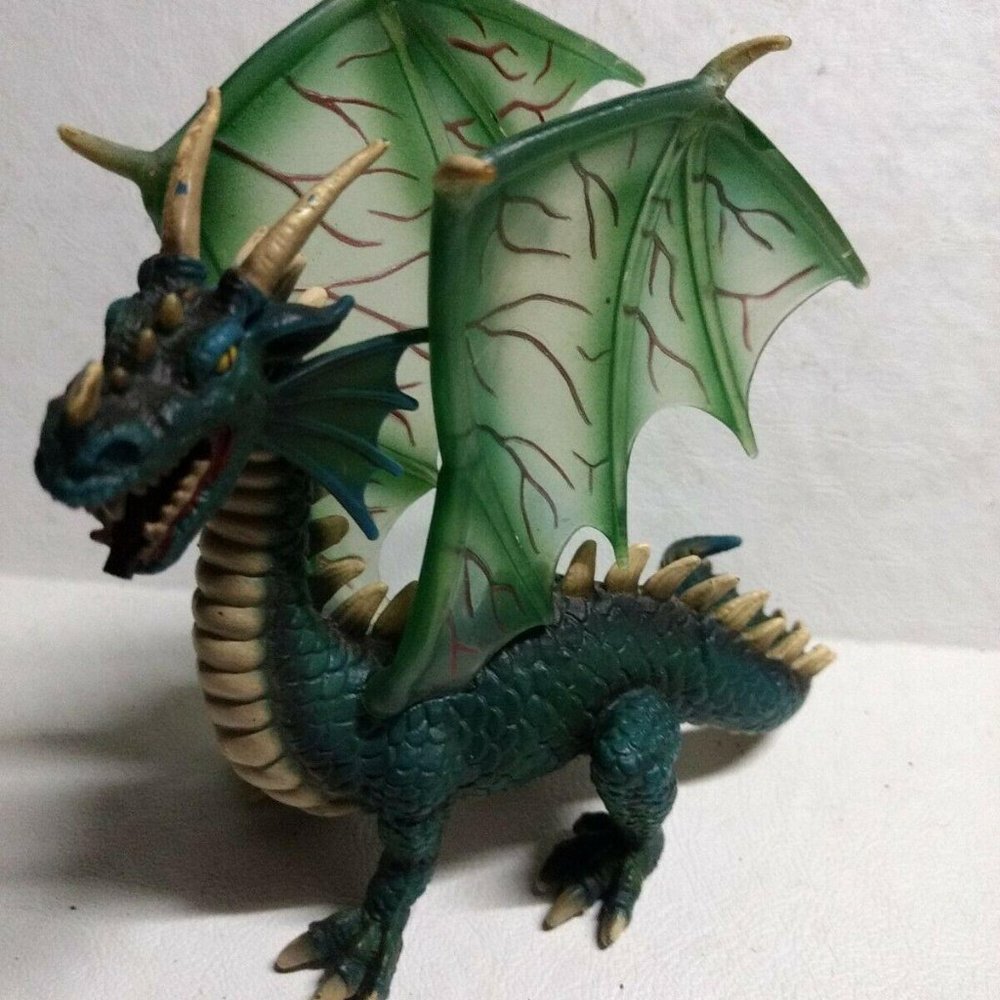 Schleich World of Knights Medieval Green Dragon Fantasy Winged Dragon Retired 03